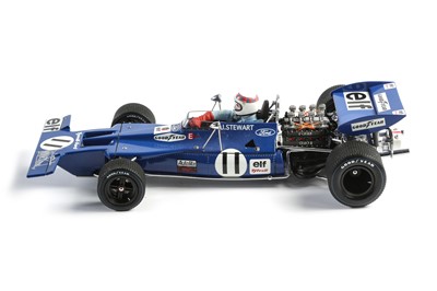 Lot 676 - Grand Prix Classics 1:18 Scale Tyrrell Ford 003 Model – Signed by Jackie Stewart