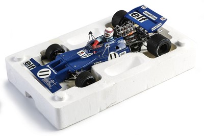 Lot 676 - Grand Prix Classics 1:18 Scale Tyrrell Ford 003 Model – Signed by Jackie Stewart