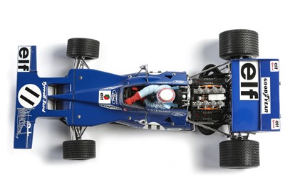 Lot 676 - Grand Prix Classics 1:18 Scale Tyrrell Ford 003 Model – Signed by Jackie Stewart