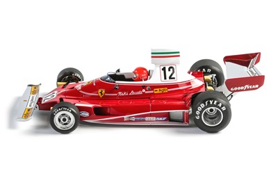Lot 677 - Grand Prix Classics 1:18 Scale Ferrari 312T Model – Signed by Niki Lauda
