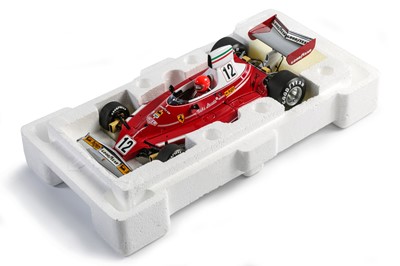 Lot 677 - Grand Prix Classics 1:18 Scale Ferrari 312T Model – Signed by Niki Lauda