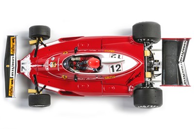 Lot 677 - Grand Prix Classics 1:18 Scale Ferrari 312T Model – Signed by Niki Lauda