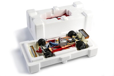 Lot 678 - Grand Prix Classics 1:18 Scale Ferrari 312T4 Model – Signed by Jody Scheckter
