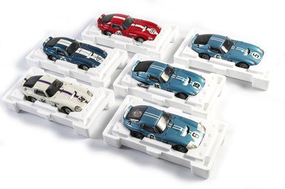 Lot 679 - An Unrepeatable Boxed Set of 1:18 Scale Shelby Cobra Daytona Coupe Models by Racing Legends