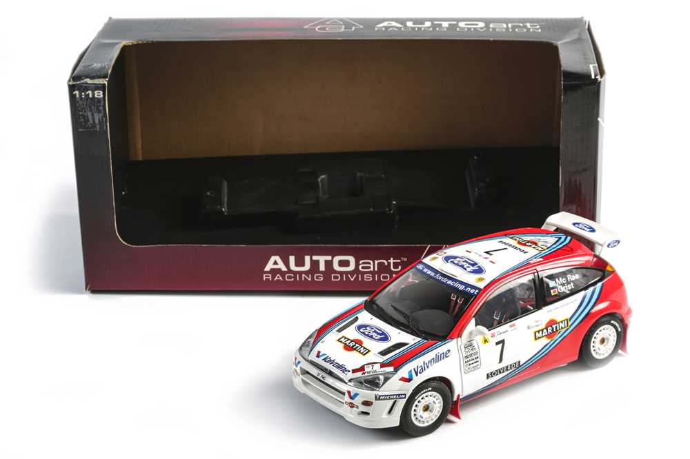 Lot 680 - Autoart 1:18 Scale Ford Focus Wrc - Signed