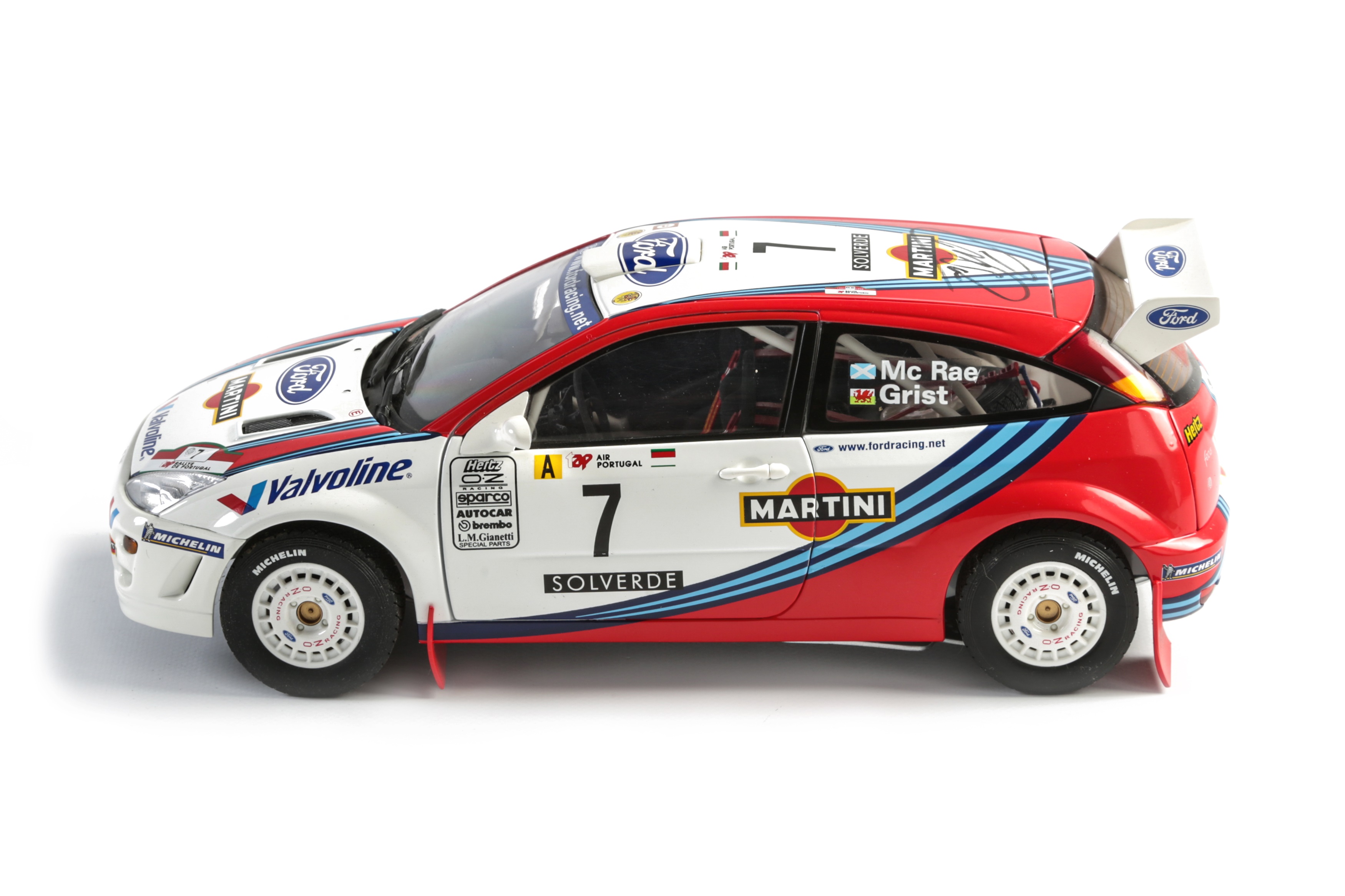Lot 680 - Autoart 1:18 Scale Ford Focus WRC - Signed