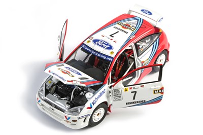 Lot 680 - Autoart 1:18 Scale Ford Focus WRC - Signed by Colin McRae