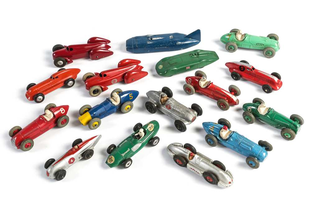 Lot 688 - Quantity of Dinky Racing and Land Speed Record Car Models