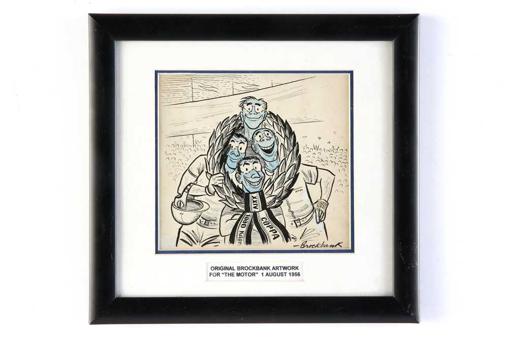 Lot 709 - An Original Brockbank Cartoon Artwork