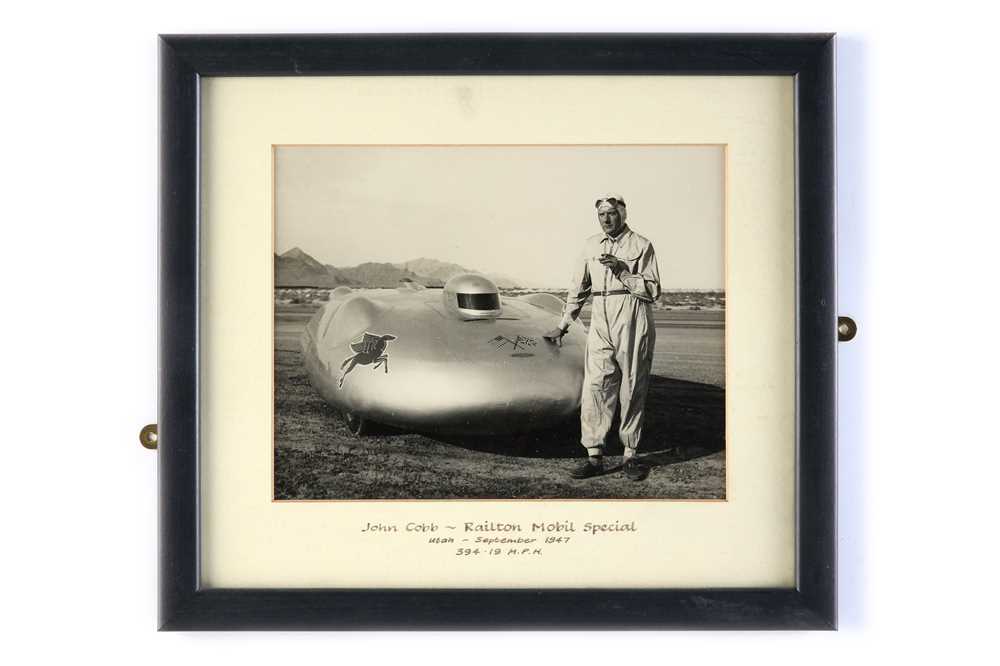 Lot 716 - John Cobb Large-Format Signed Photograph