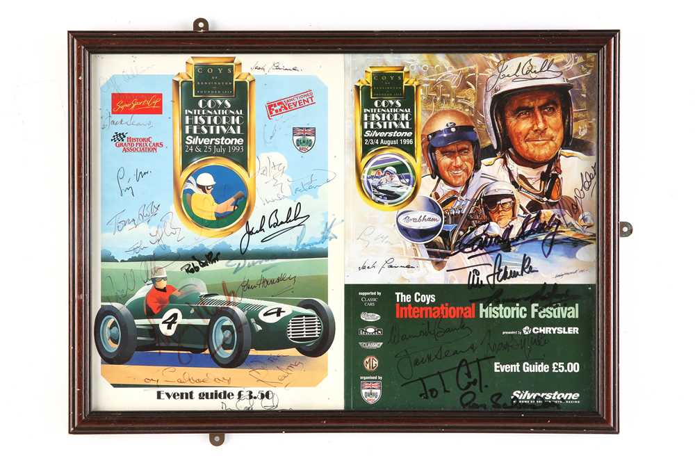 Lot 750 - Coys International Historic Festival Autograph Display