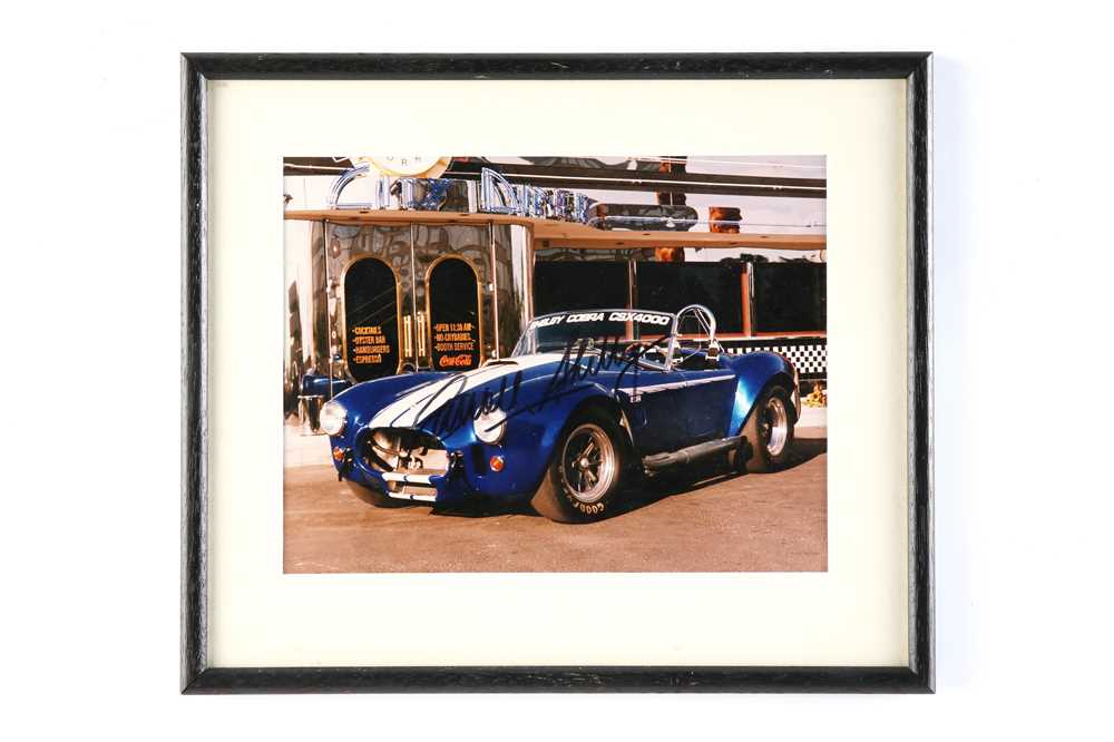 Lot 756 - Carroll Shelby Signed Large-Format Colour Photograph