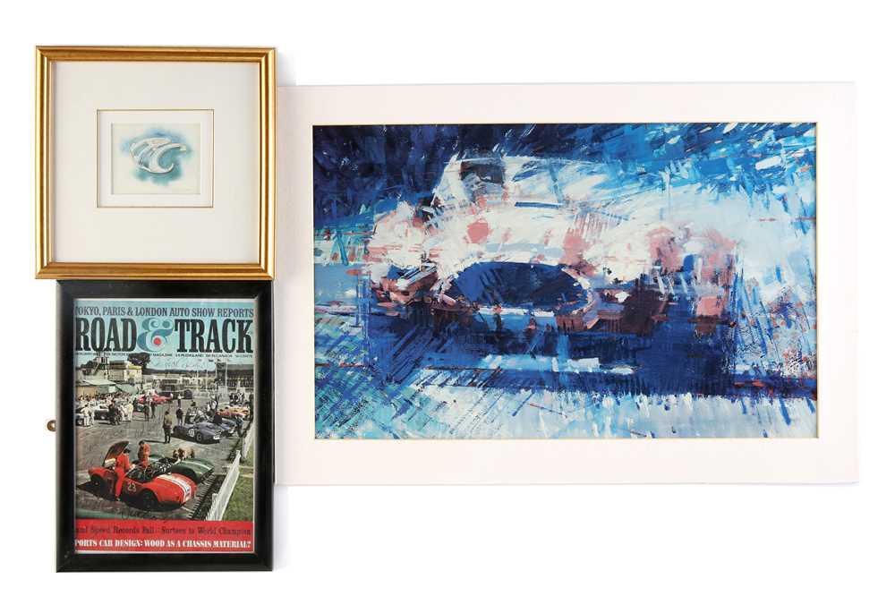 Lot 764 - AC / Shelby Cobra Related Artwork