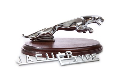 Lot 110 - Jaguar Leaping Cat Mascot and E-Type Badges