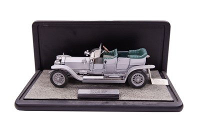 Lot 114 - Rolls Royce 40/50HP 'Silver Ghost' 1:24 Scale Model by Franklin Mint