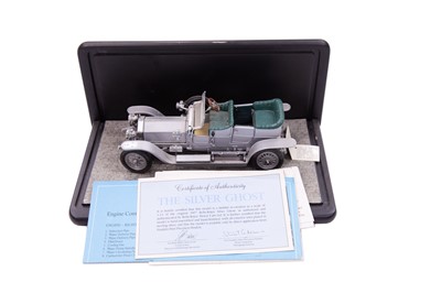 Lot 114 - Rolls Royce 40/50HP 'Silver Ghost' 1:24 Scale Model by Franklin Mint