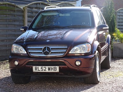 Lot 237 02 Mercedes Benz Ml 55 Amg Lot 237 02 Mercedes Benz Ml 55 Amg