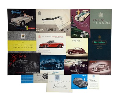 Lot 6 - Quantity of Daimler and Lanchester Sales Brochures