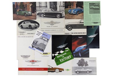 Lot 11 - Quantity of Aston Martin / Lagonda Sales Brochures