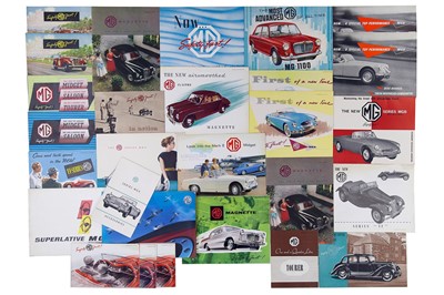 Lot 12 - Quantity of MG Sales Brochures
