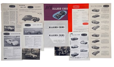 Lot 17 - Quantity of Allard Sales Brochures