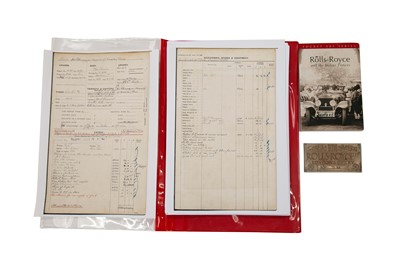 Lot 125 - Rolls-Royce Chassis Plate/ RREC Records