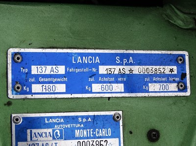 Lot 31 - 1978 Lancia Beta Montecarlo Series 1 Spider