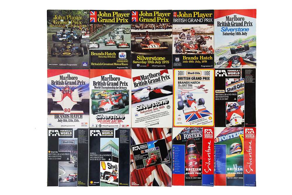 Lot 67 - Twenty-Five British / European Grand Prix Souvenir Programmes