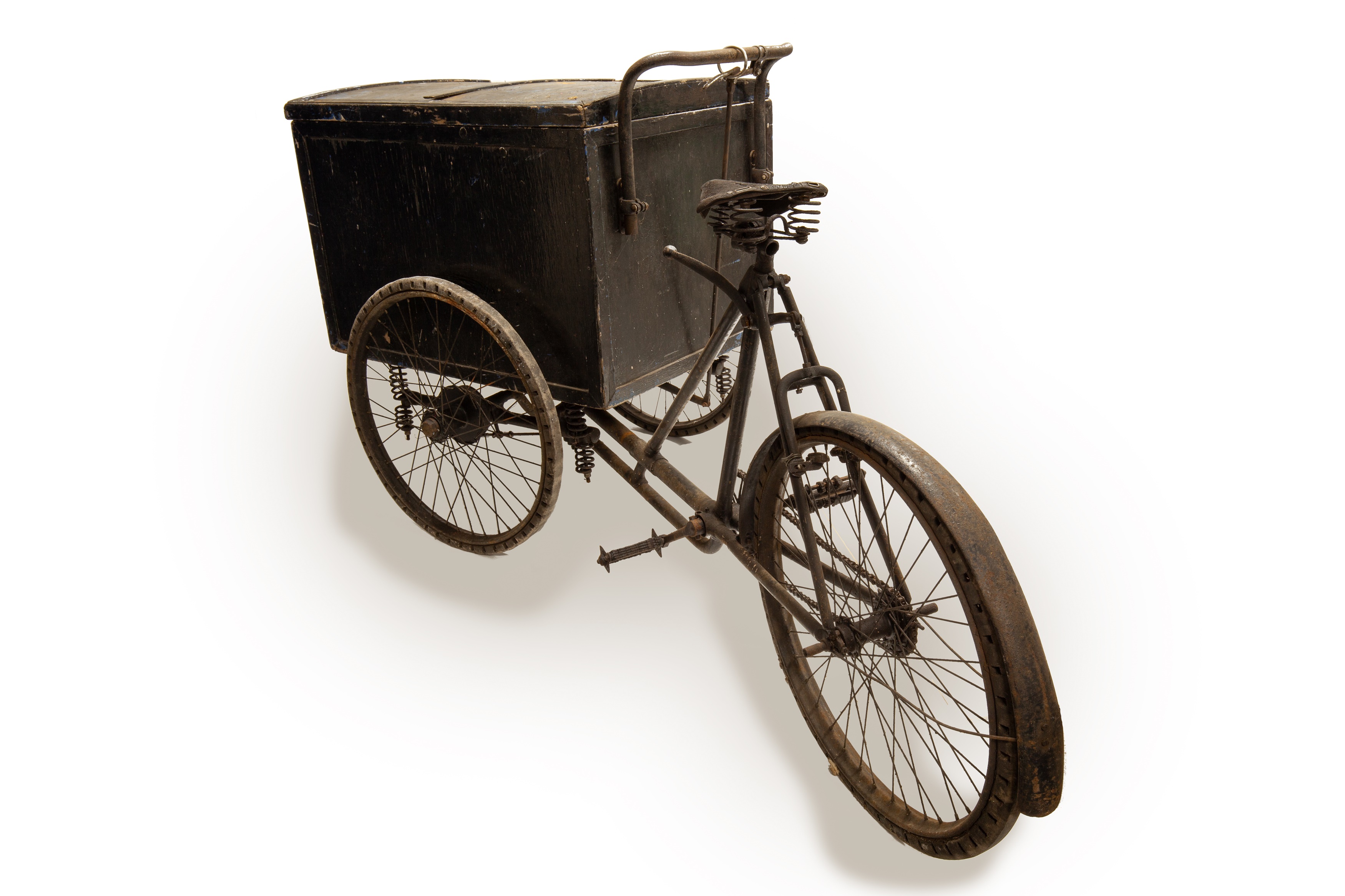 tricycle with rubber tyres