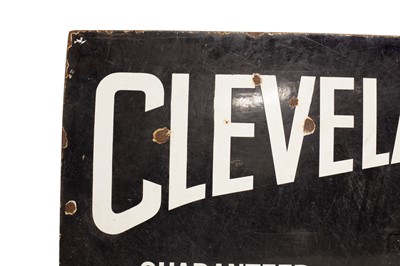 Lot 124 - 'Cleveland Guaranteed' Enamel Sign