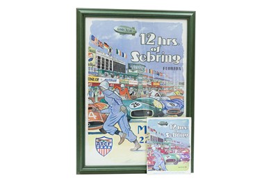 Lot 166 - Original Sebring Race Poster and Souvenir Programme