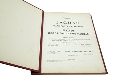 Lot 157 - Jaguar XK120 DHC Spare Parts Catalogue