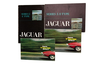 Lot 165 - Four Jaguar E-Type Sales Brochures