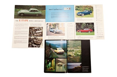 Lot 165 - Four Jaguar E-Type Sales Brochures