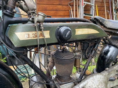 Lot 80 - 1924 BSA H25 with BSA model 7 Sidecar