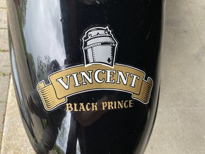Lot 78 - 1955 Vincent Black Prince Series D