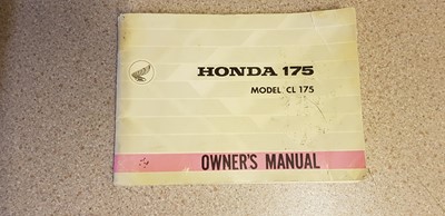 Lot 133 - 1968 Honda CL175