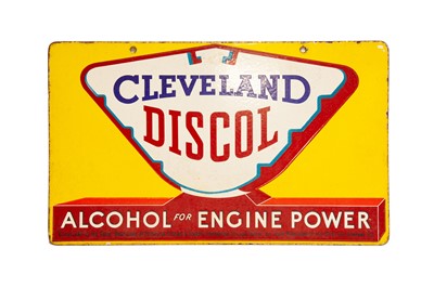 Lot 3 - Cleveland Discol Enamel Sign