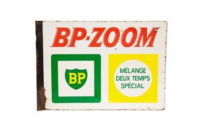 Lot 11 - BP-Zoom Enamel Sign