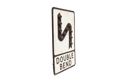 Lot 15 - 'Double Bend’ Cast Road Sign