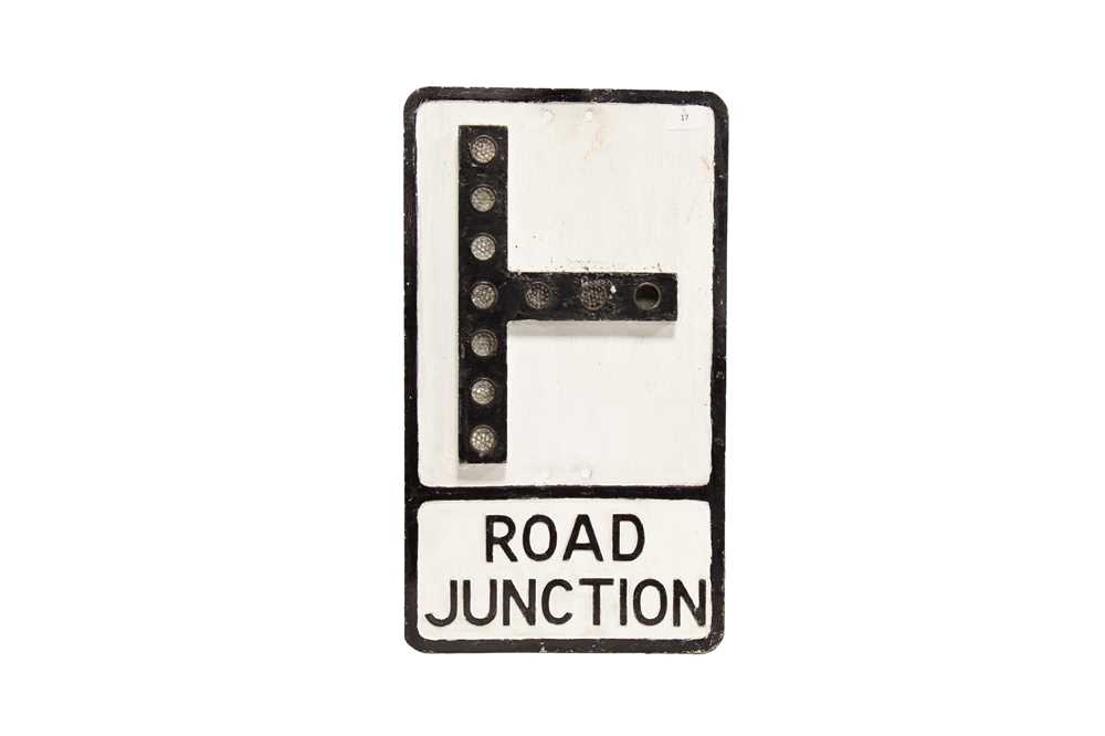 Lot 17 - ‘Road Junction’ Cast Aluminium Road Sign
