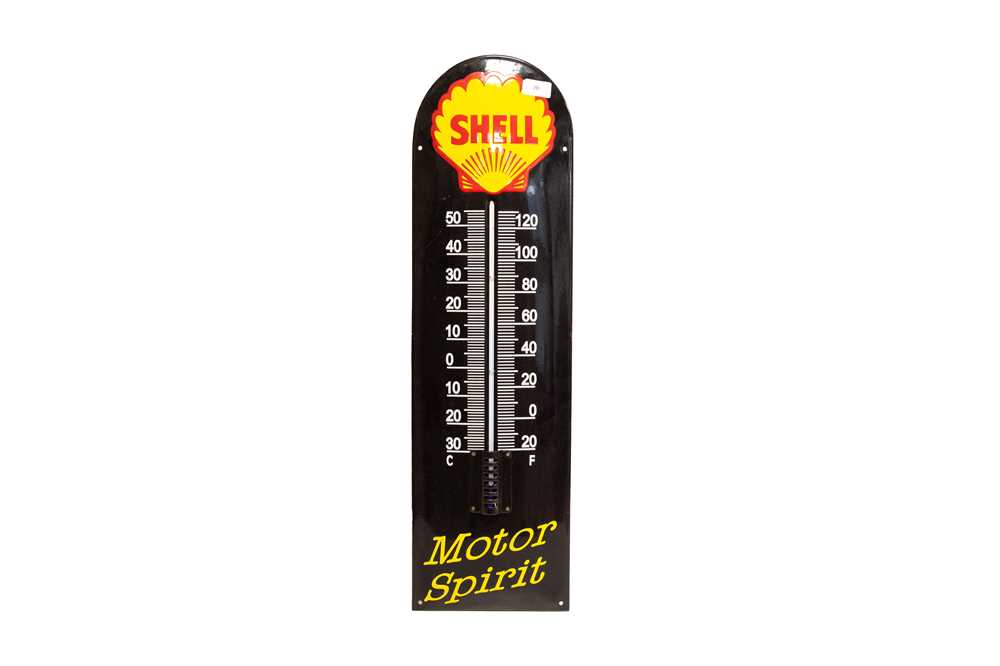 Lot 20 - Shell 'Motor Spirit' Garage Thermometer