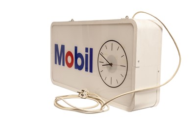Lot 31 - Large Mobil Double-Sided Electric Garage Clock