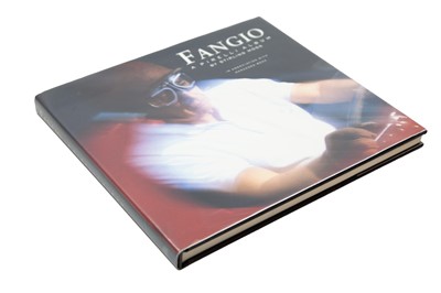 Lot 78 - 'Fangio - A Pirelli Album' - Signed by Juan-Manuel Fangio and Stirling Moss