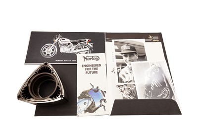 Lot 150 - Norton Rotary Engine Rotor and Paperwork - Ron Haslam