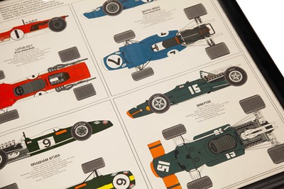 Lot 169 - Formula One Racing Cars Poster for The Daily Telegraph