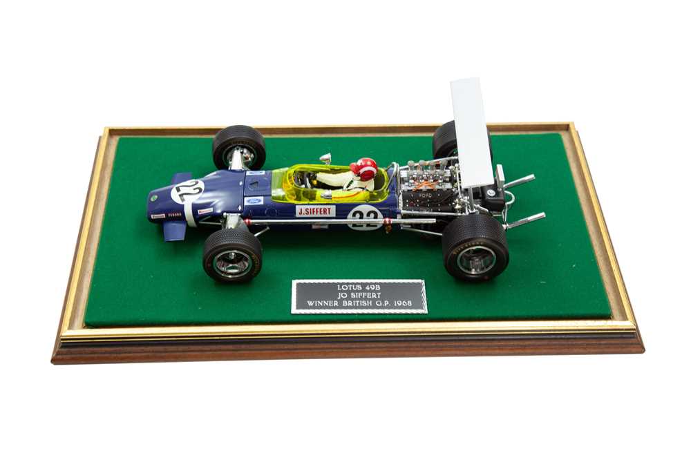 Lot 173 - Jo Siffert - Lotus 49B - 1:18 Scale Model In Display Case