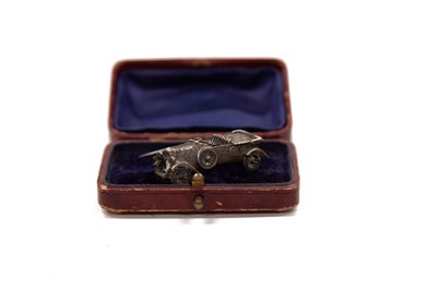 Lot 177 - A Silver-Plated Bronze W.O. Bentley Brooch