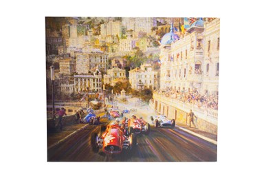 Lot 191 - ‘Monaco Magic’ Deluxe Stretched Canvas Giclee Artwork by Alfredo De La Maria