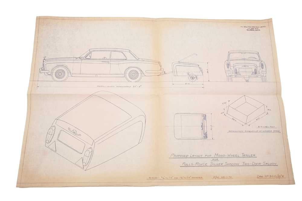Lot 207 - Mulliner Park Ward - Rolls-Royce Silver Shadow Mono-Wheel Trailer Concept
